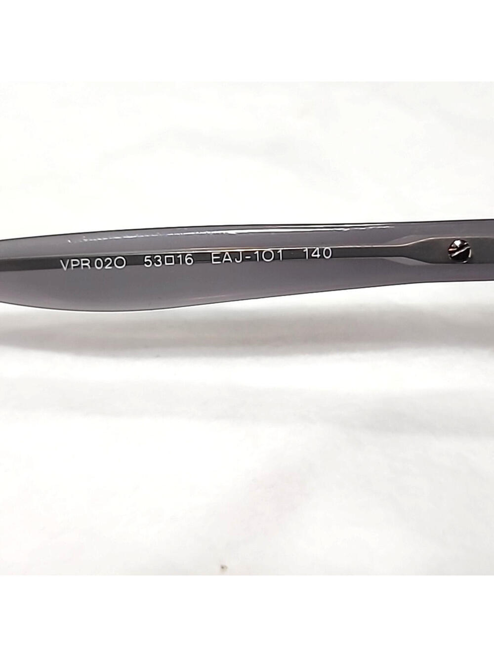 PRADA VPR02O EAJ-101 Gray Fade Rectangle Eyeglasses 53-16 140 Case Box Cloth - Picture 8 of 8